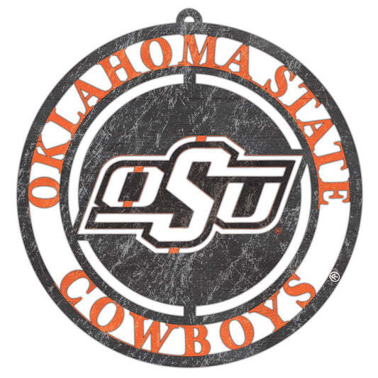 Oklahoma State Cowboys 16'' Team Color Logo Cutout