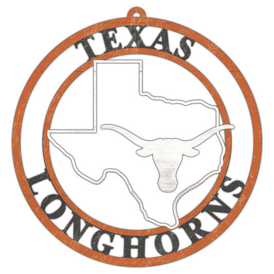 Texas Longhorns 16'' Team Color Logo Cutout