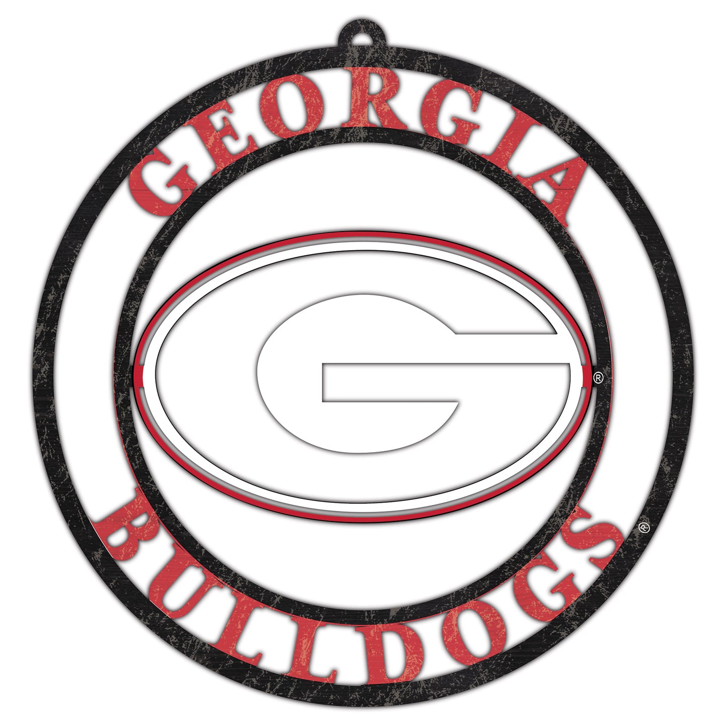 Georgia Bulldogs 16'' Team Color Logo Cutout