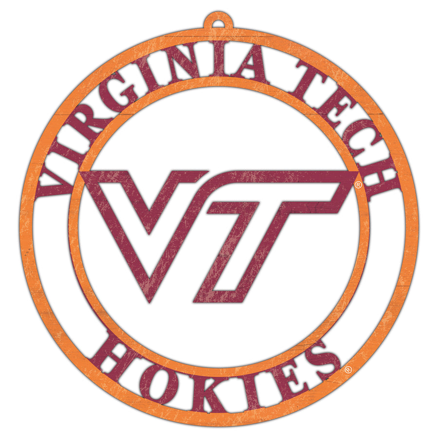 Virginia Tech Hokies 16'' Team Color Logo Cutout