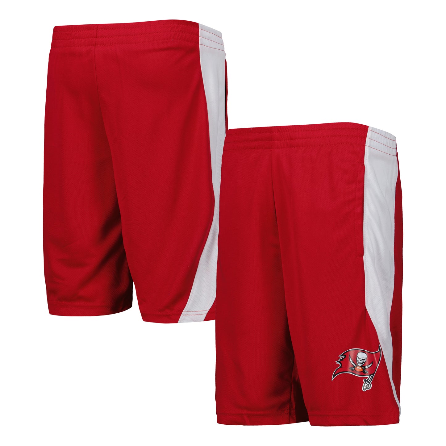 Youth Red Tampa Bay Buccaneers Mesh Shorts