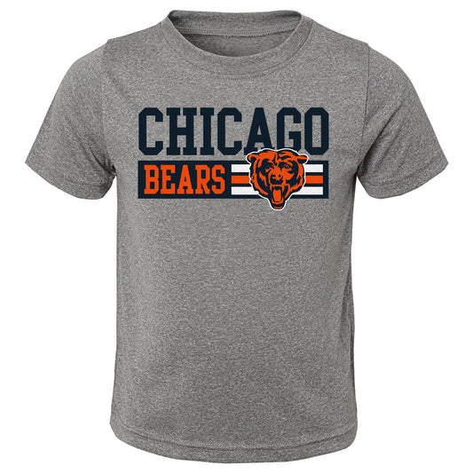 Youth Heather Gray Chicago Bears Team T-Shirt
