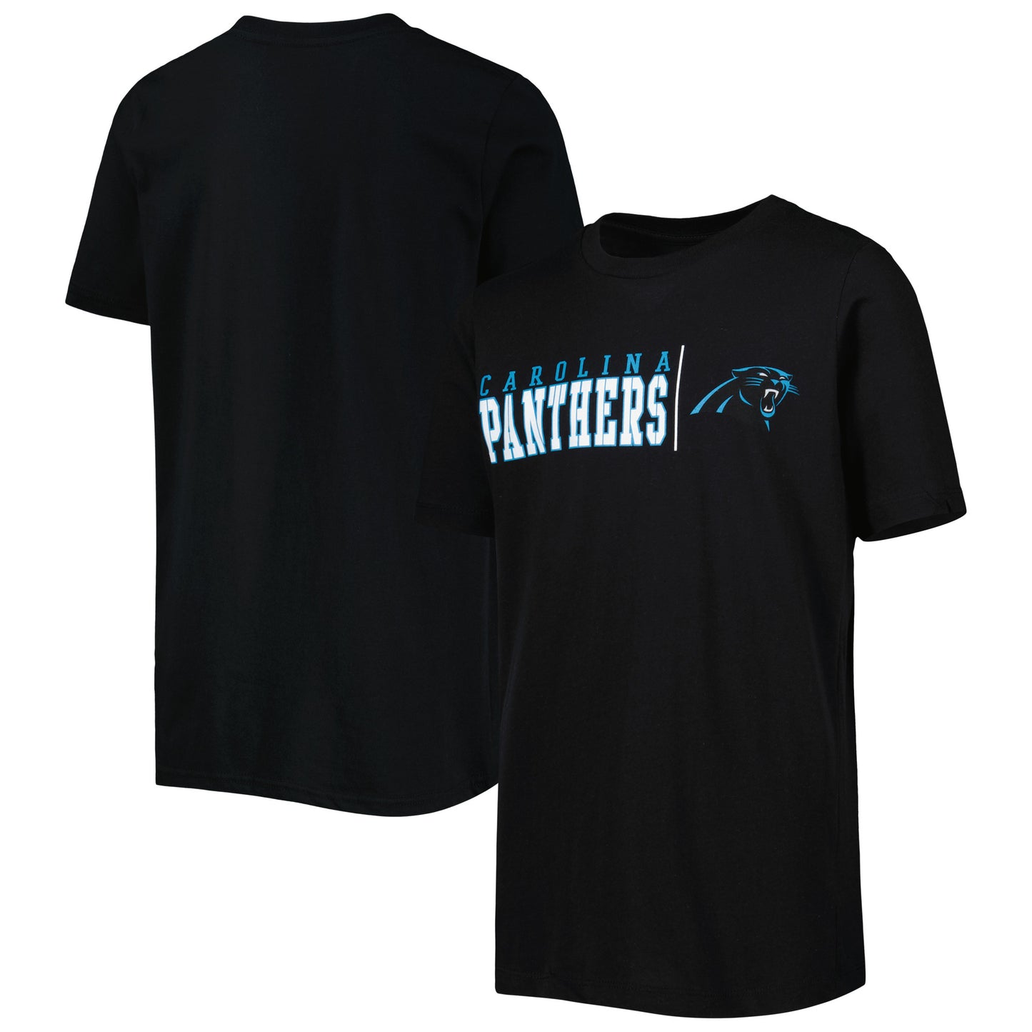 Youth Black Carolina Panthers Team Classic T-Shirt