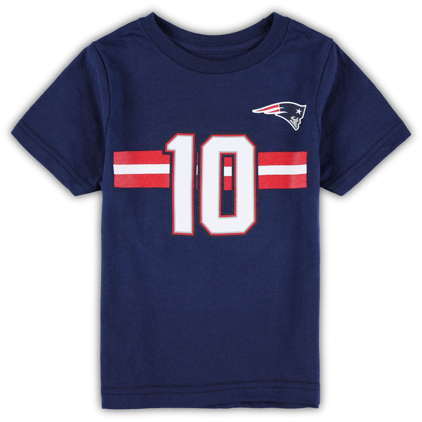 Toddler Mac Jones Navy New England Patriots Player Name & Number T-Shirt