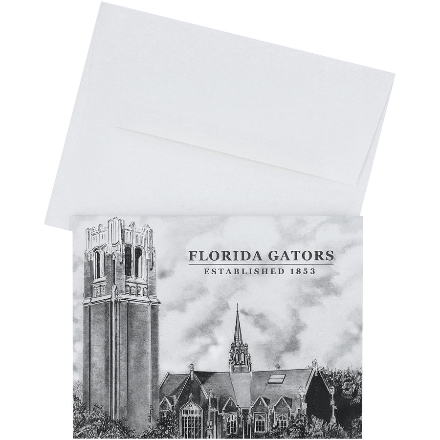 Florida Gators Campus Note Cards