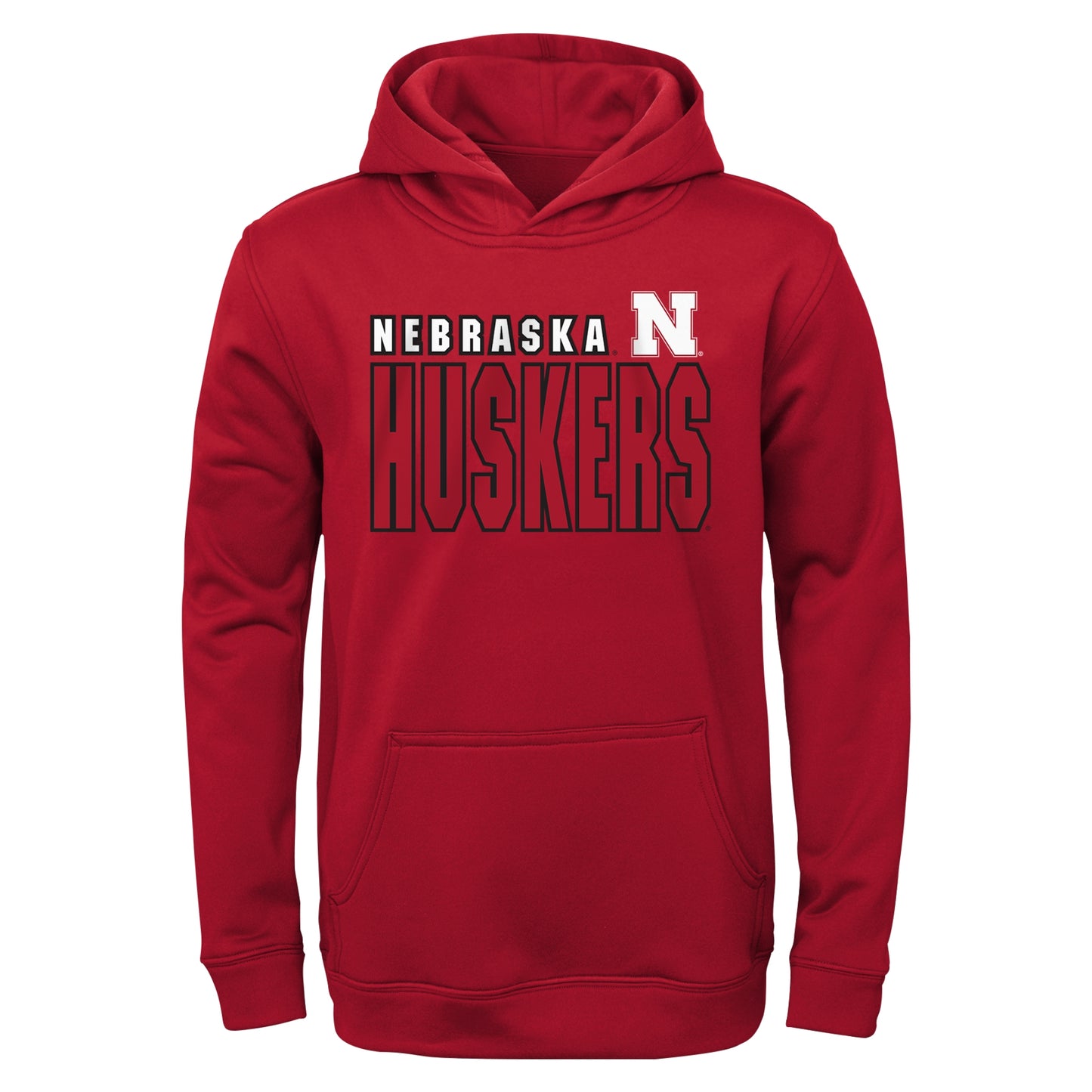 Toddler Scarlet Nebraska Huskers Team Pullover Hoodie