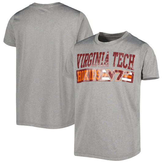 Youth Gray Virginia Tech Hokies Logo Team T-Shirt