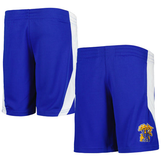 Youth Royal Kentucky Wildcats Team Mesh Shorts