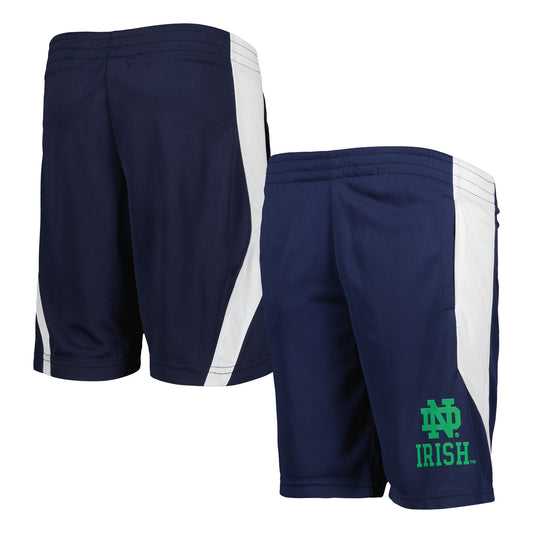 Youth Navy Notre Dame Fighting Irish Team Mesh Shorts