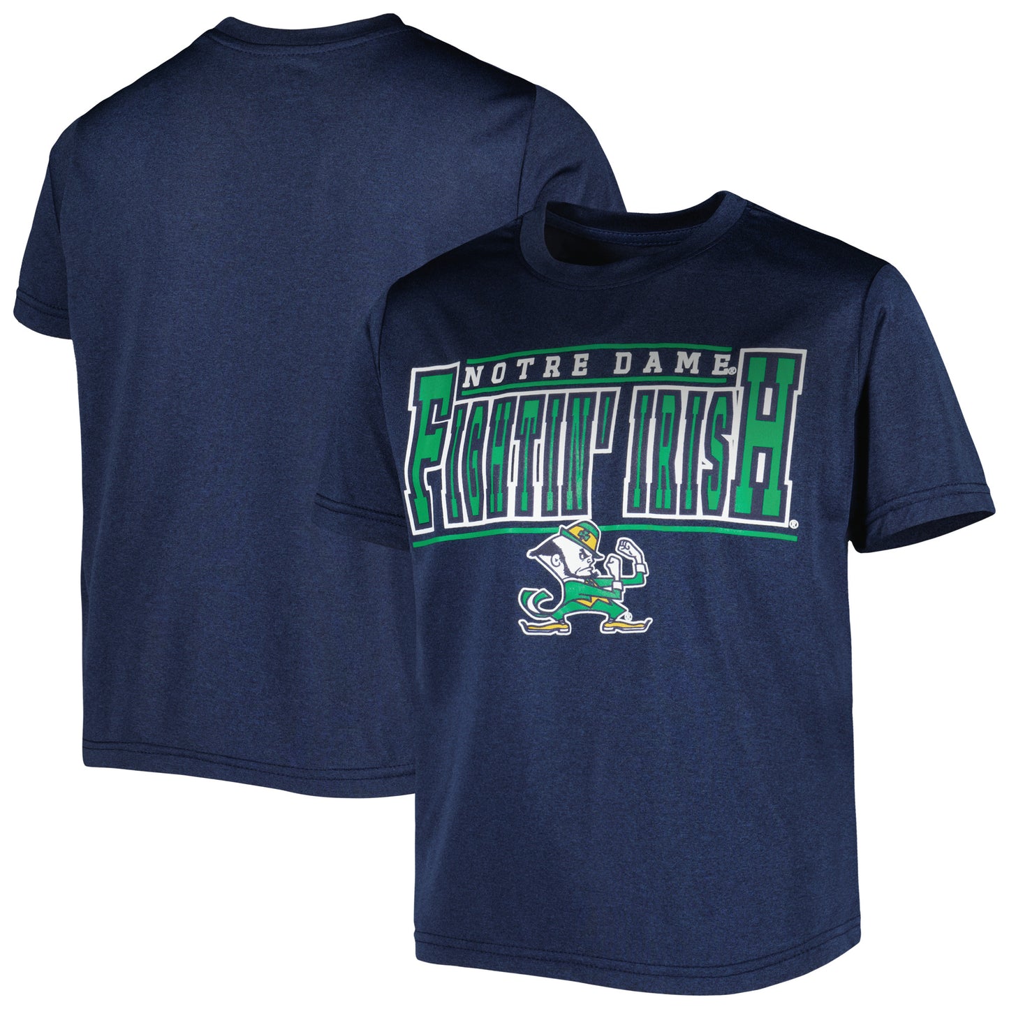 Youth Navy Notre Dame Fighting Irish Synthetic T-Shirt