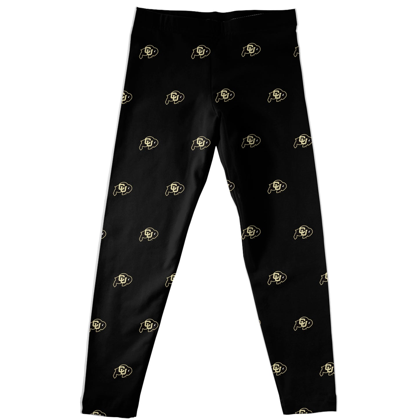 Girls Infant Vive La Fete Black Colorado Buffaloes All Over Print Leggings