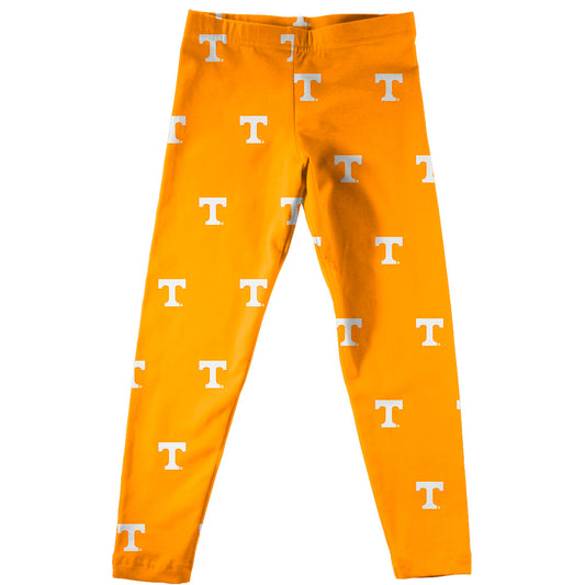 Girls Infant Vive La Fete Tennessee Orange Tennessee Volunteers All Over Print Leggings