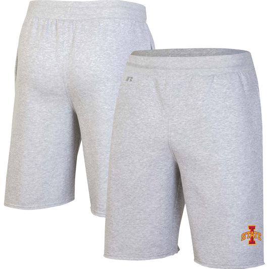Men's Russell Ash Iowa State Cyclones Logo Shorts