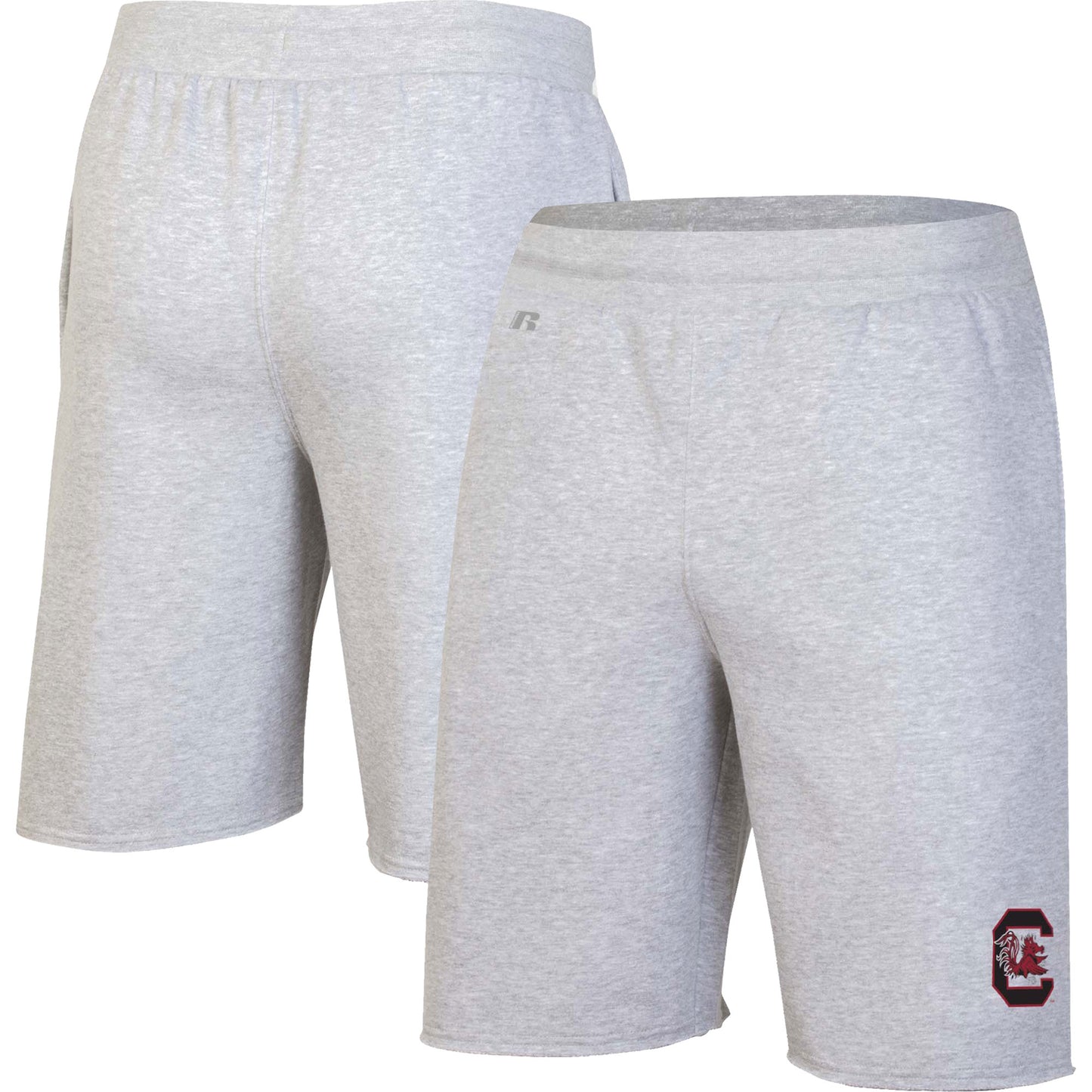 Men's Russell Ash South Carolina Gamecocks Logo Shorts