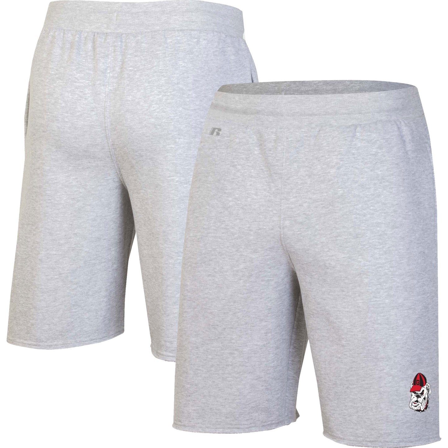 Men's Russell Ash Georgia Bulldogs Logo Shorts