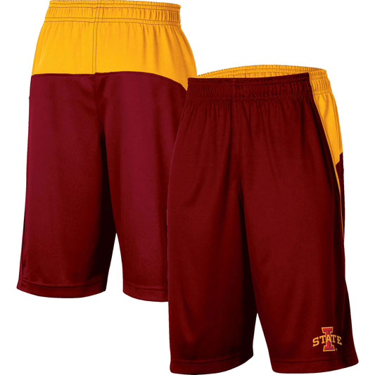 Youth Russell Cardinal Iowa State Cyclones Team Shorts