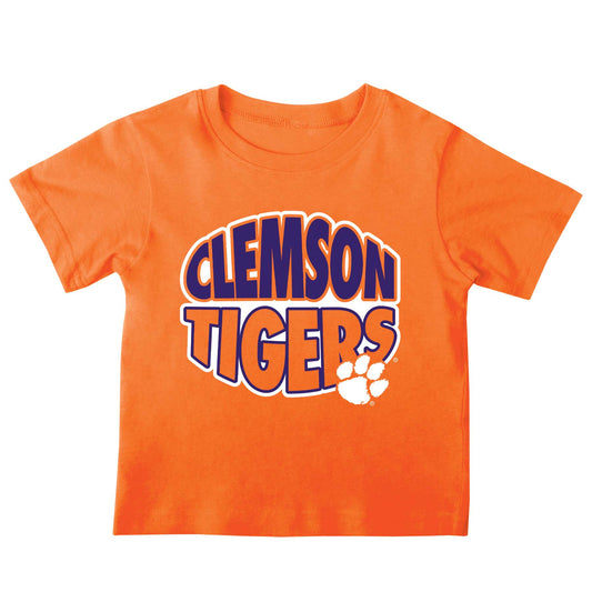 Toddler Russell Orange Clemson Tigers Team Logo T-Shirt