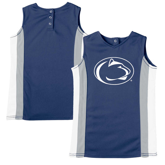 Girls Toddler Russell Navy Penn State Nittany Lions Cheerleader Dress