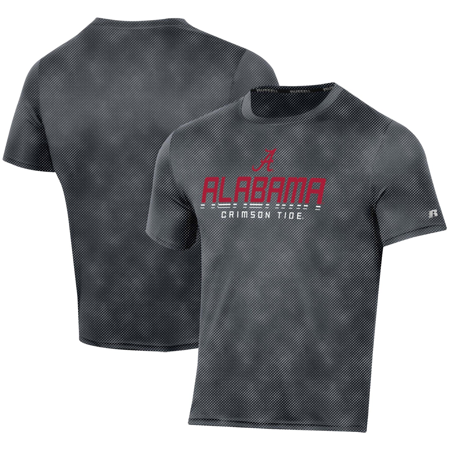 Men's Russell Gray Alabama Crimson Tide Synthetic Impact Team T-Shirt