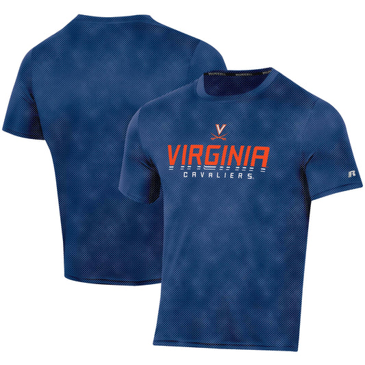 Men's Russell Navy Virginia Cavaliers Synthetic Impact Team T-Shirt