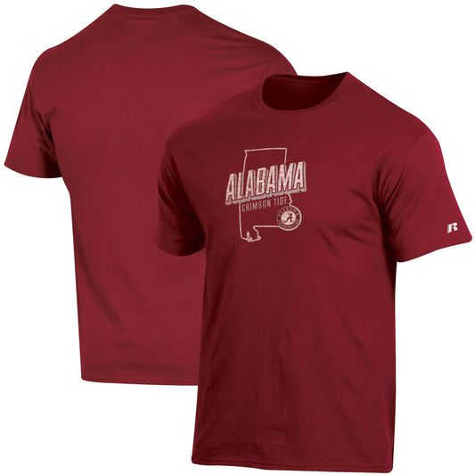 Men's Russell Crimson Alabama Crimson Tide Team Spinner T-Shirt