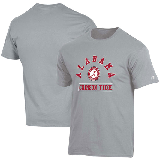 Men's Russell Heather Gray Alabama Crimson Tide Spinner T-Shirt