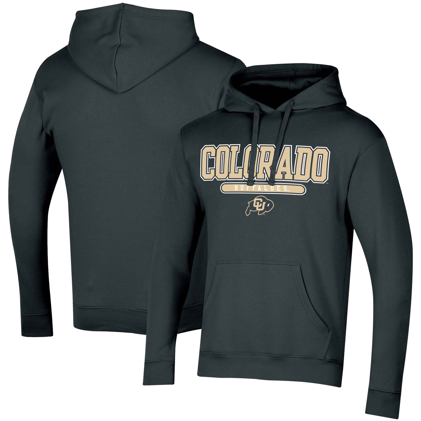 Men's Russell Black Colorado Buffaloes Team Pullover Hoodie