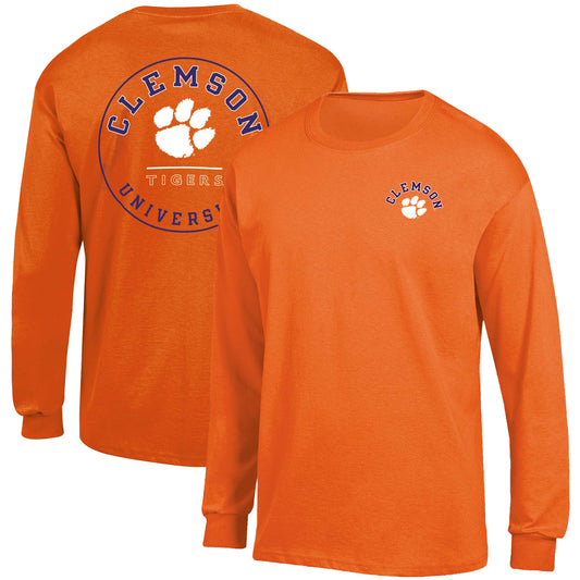 Men's Russell Orange Clemson Tigers Long Sleeve T-Shirt