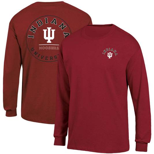 Men's Russell Crimson Indiana Hoosiers Long Sleeve T-Shirt