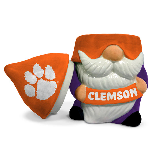 Clemson Tigers 12.5oz. Holiday Gnome Ceramic Candle