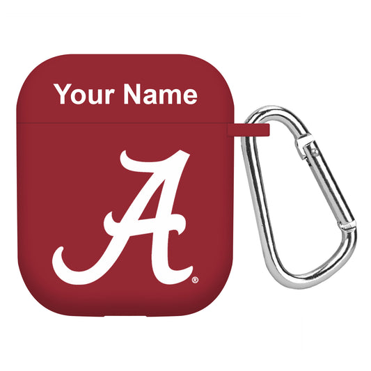 Crimson Alabama Crimson Tide Personalized AirPods Case Cover