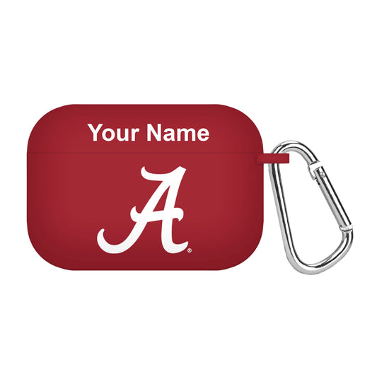 Crimson Alabama Crimson Tide Personalized AirPods Pro Case Cover