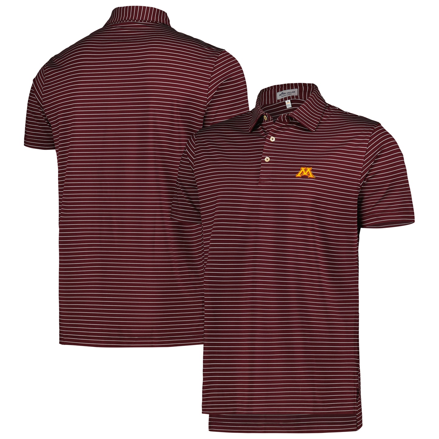 Men's Peter Millar Maroon Minnesota Golden Gophers Crafty Performance Jersey Polo