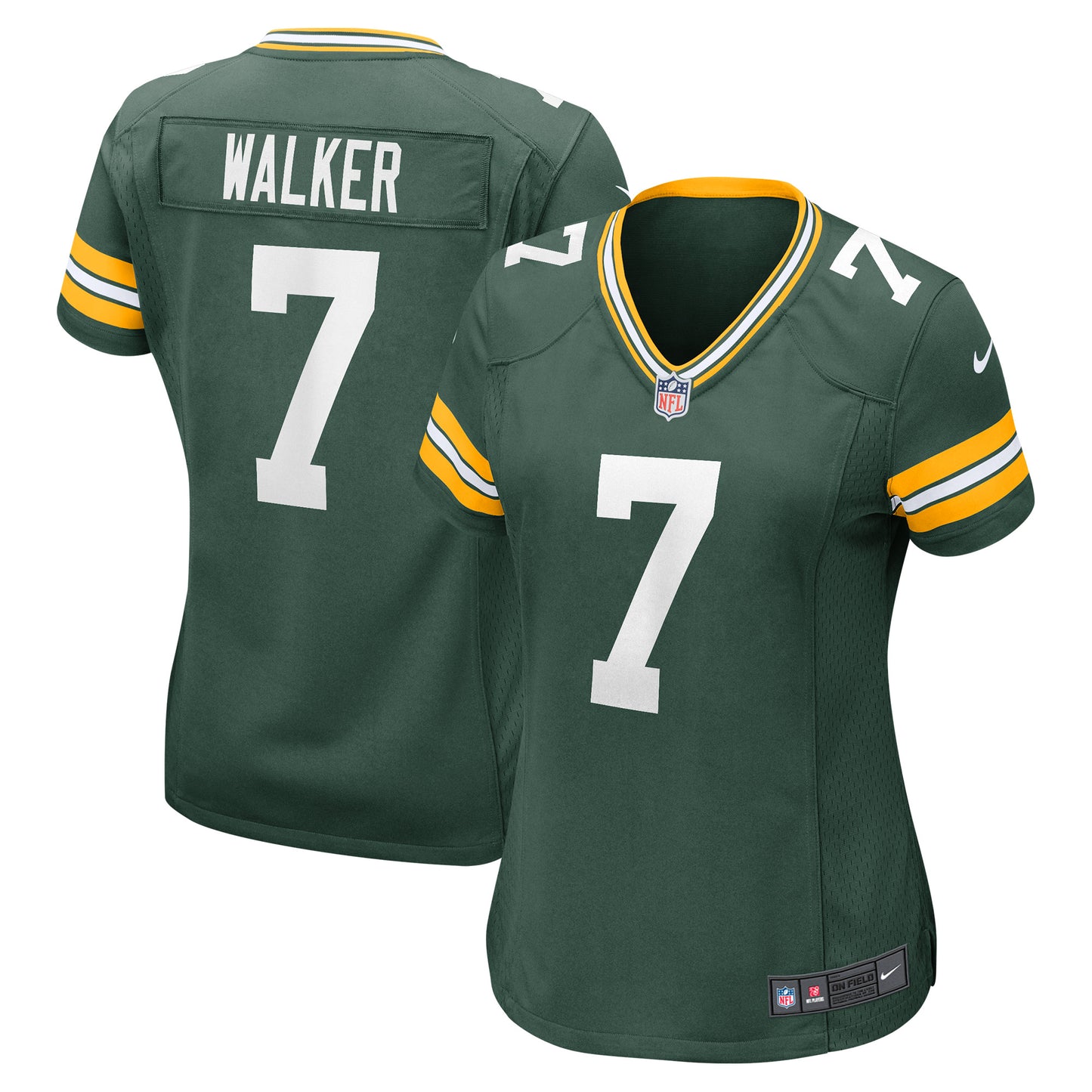 Women's Nike Quay Walker Green Green Bay Packers Player Game Jersey