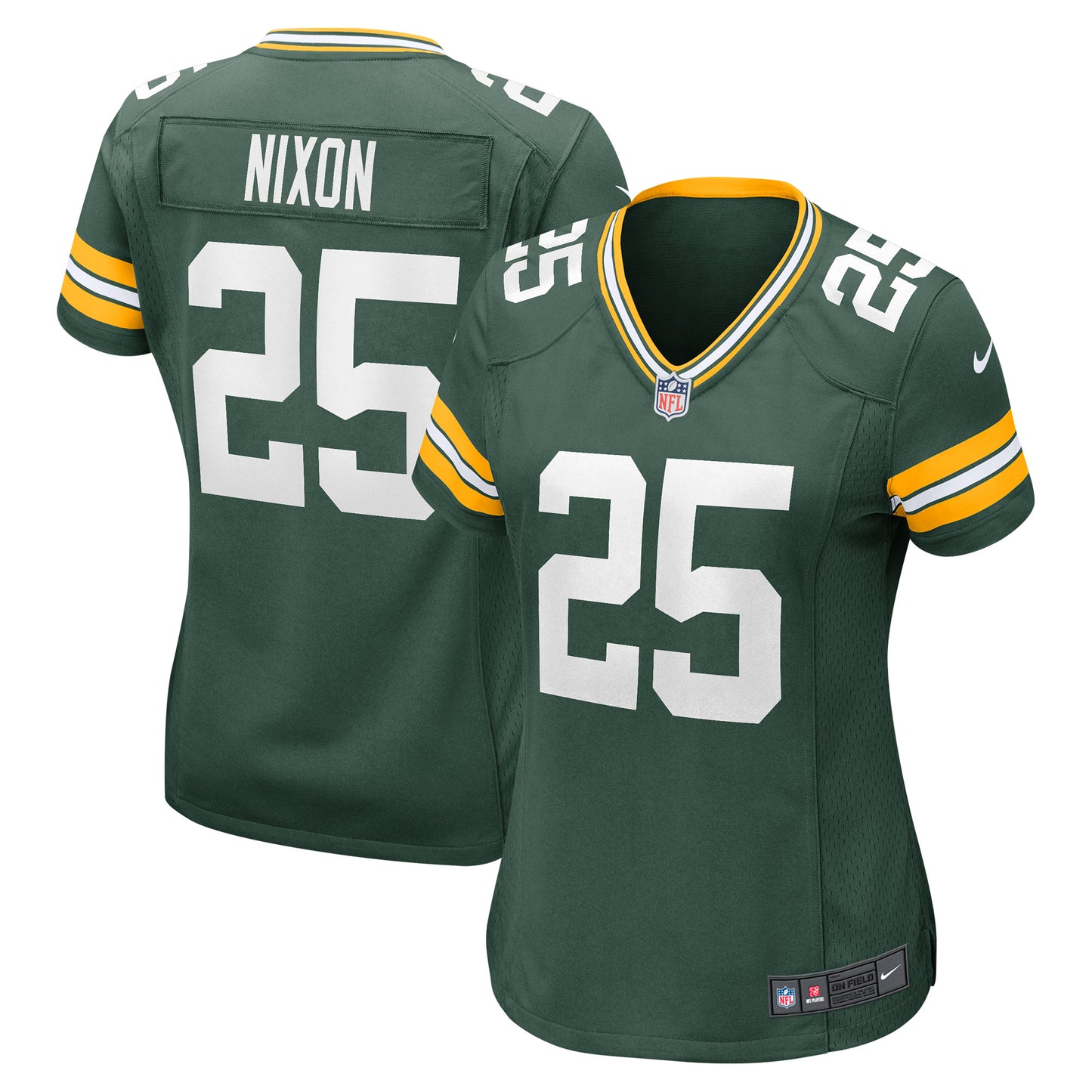 Women's Nike Keisean Nixon Green Green Bay Packers Player Game Jersey