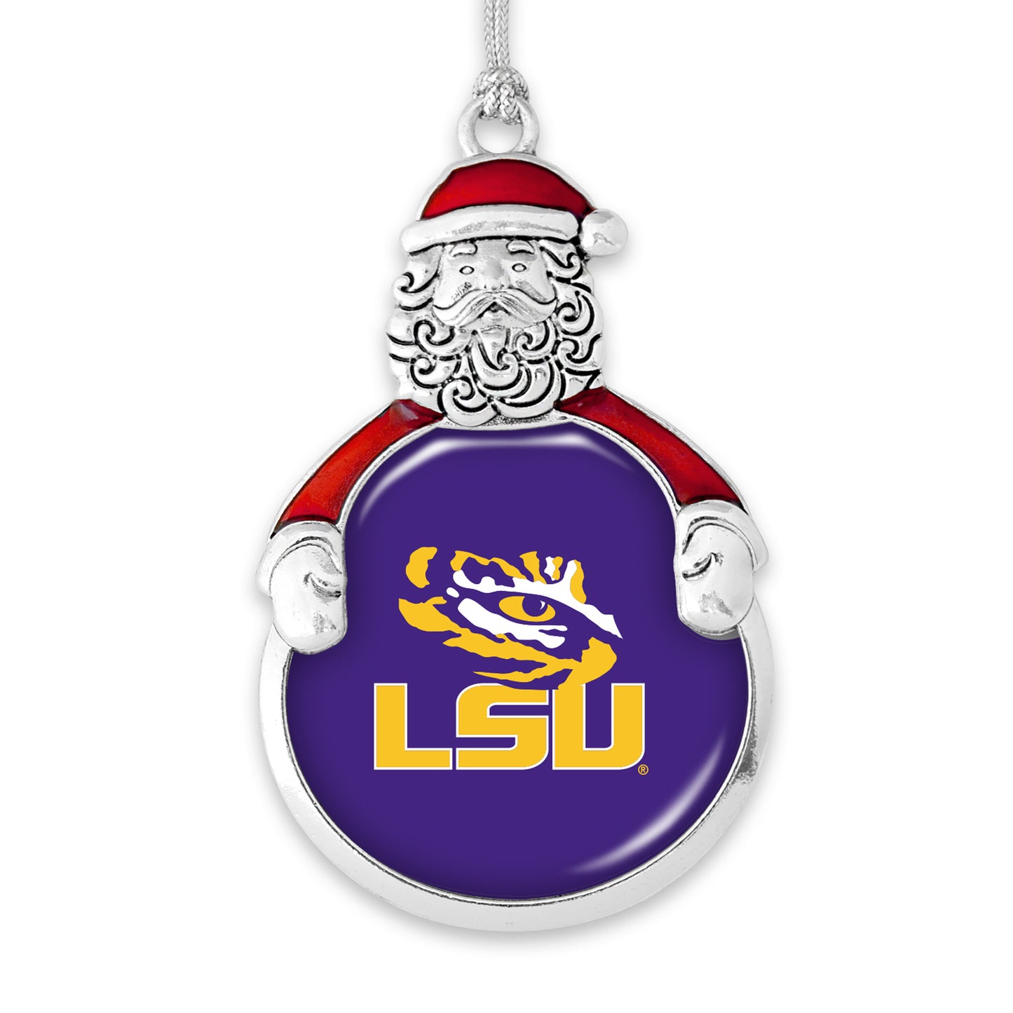 LSU Tigers Santa Claus Ornament