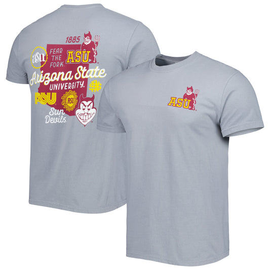 Men's Graphite Arizona State Sun Devils Vault State Comfort T-Shirt