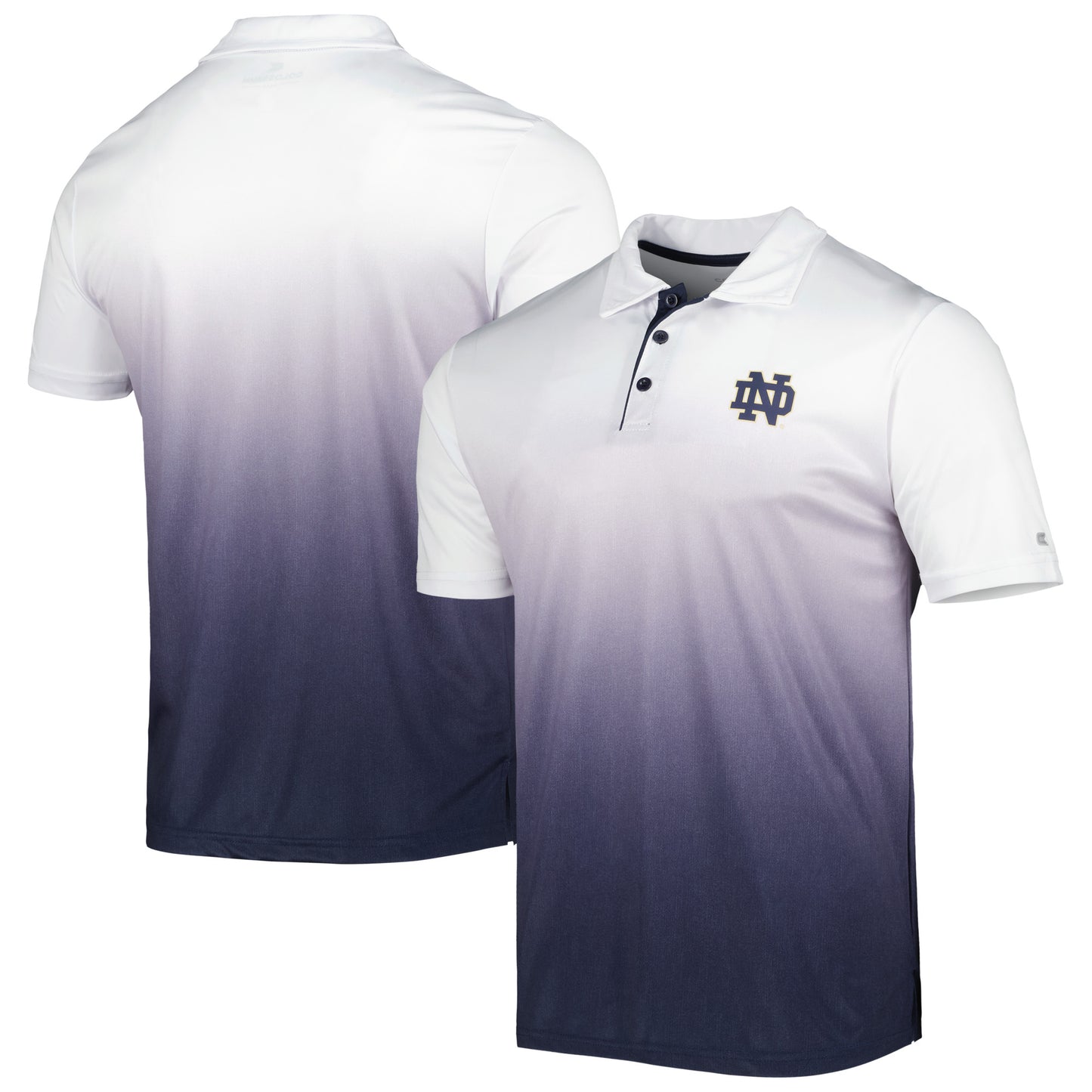 Men's Colosseum Navy Notre Dame Fighting Irish Magic Polo