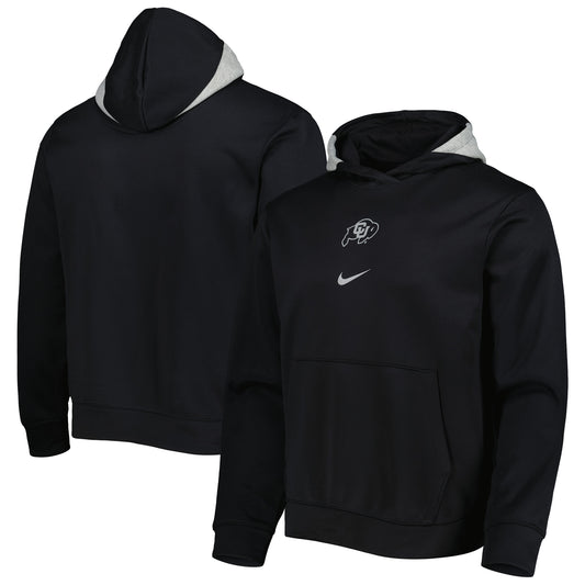 Men's Nike Black Colorado Buffaloes Spotlight Performance Pullover Hoodie