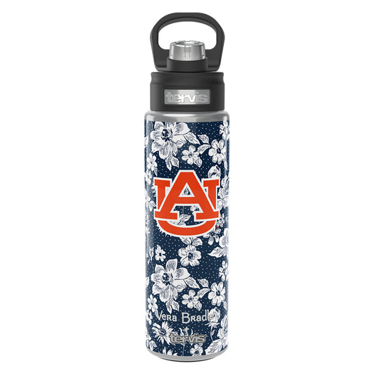 Vera Bradley x Tervis Auburn Tigers 24oz. Wide Mouth Bottle with Deluxe Lid