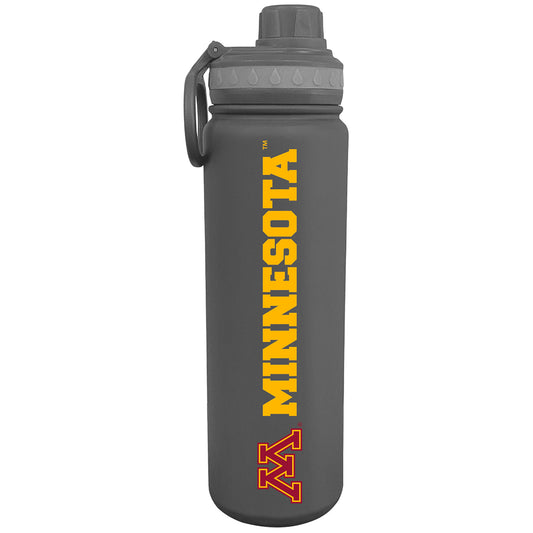 Gray Minnesota Golden Gophers 24oz. Stainless Sport Bottle