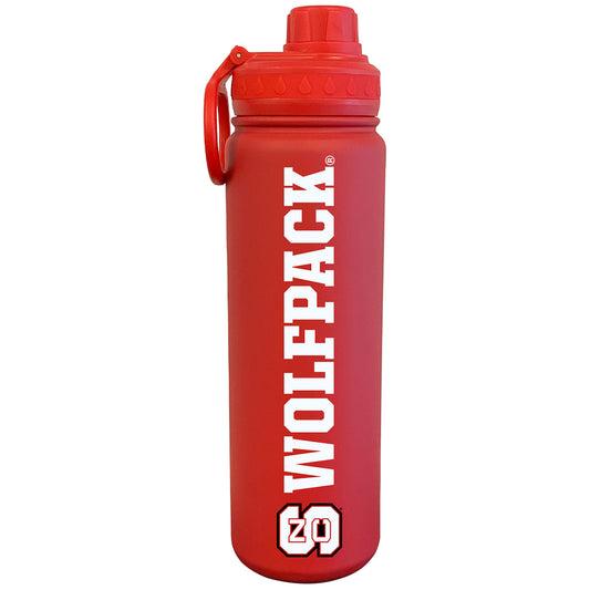 Red NC State Wolfpack 24oz. Logo Stainless Sport Bottle