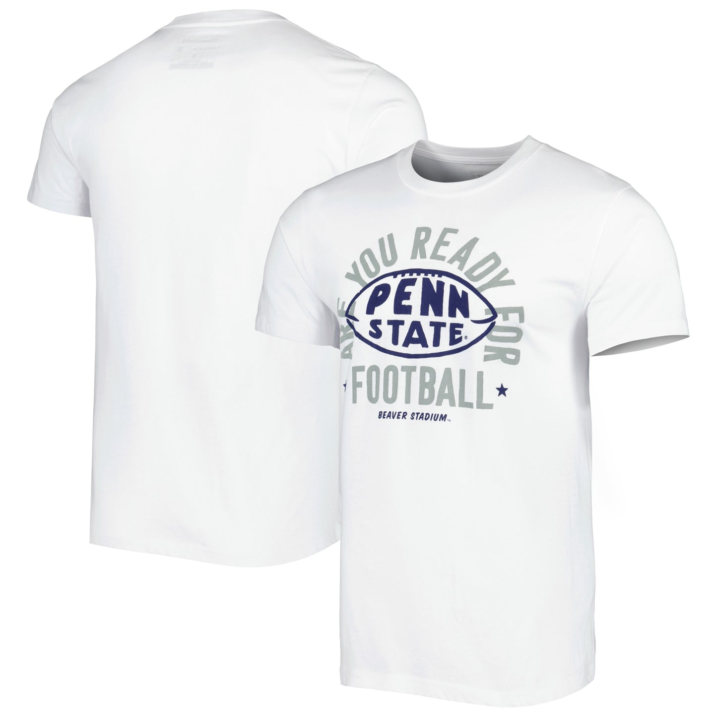 Men's Homefield White Penn State Nittany Lions Football Vintage T-Shirt