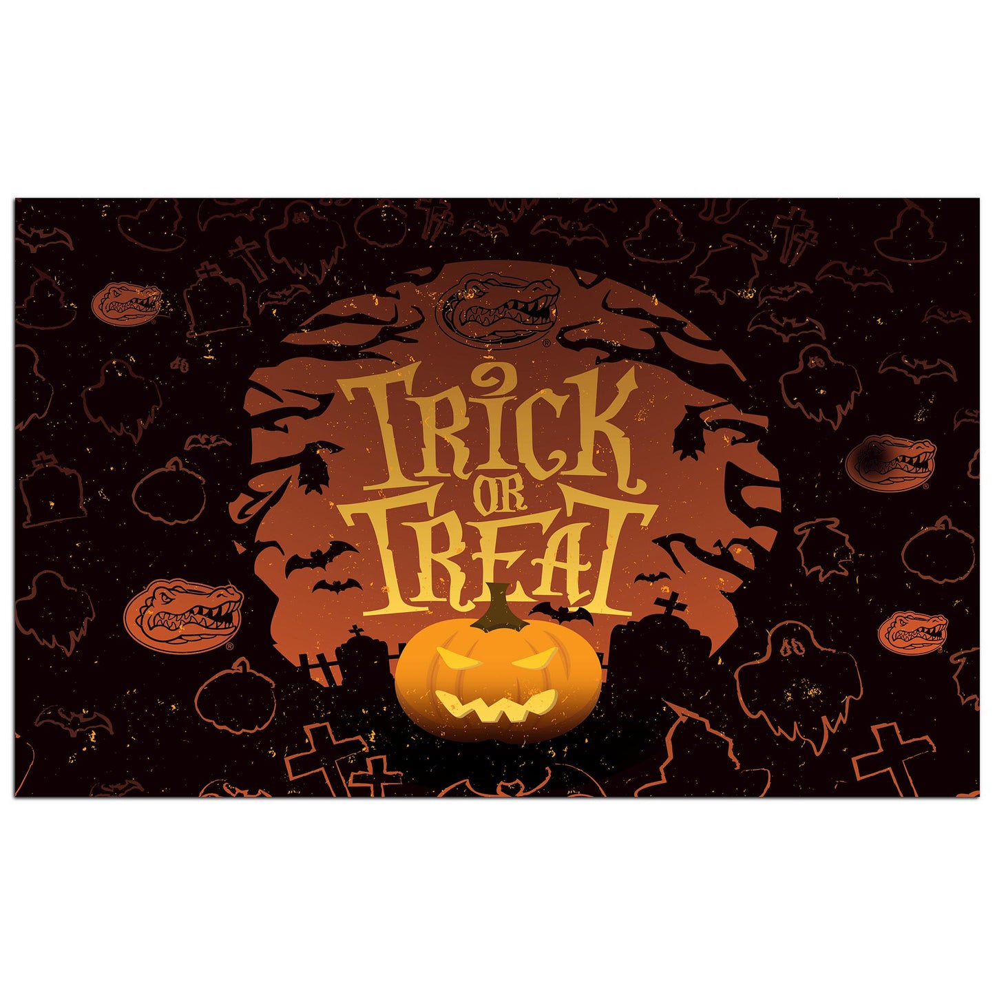 Florida Gators 12'' x 19'' Trick Or Treat Tray