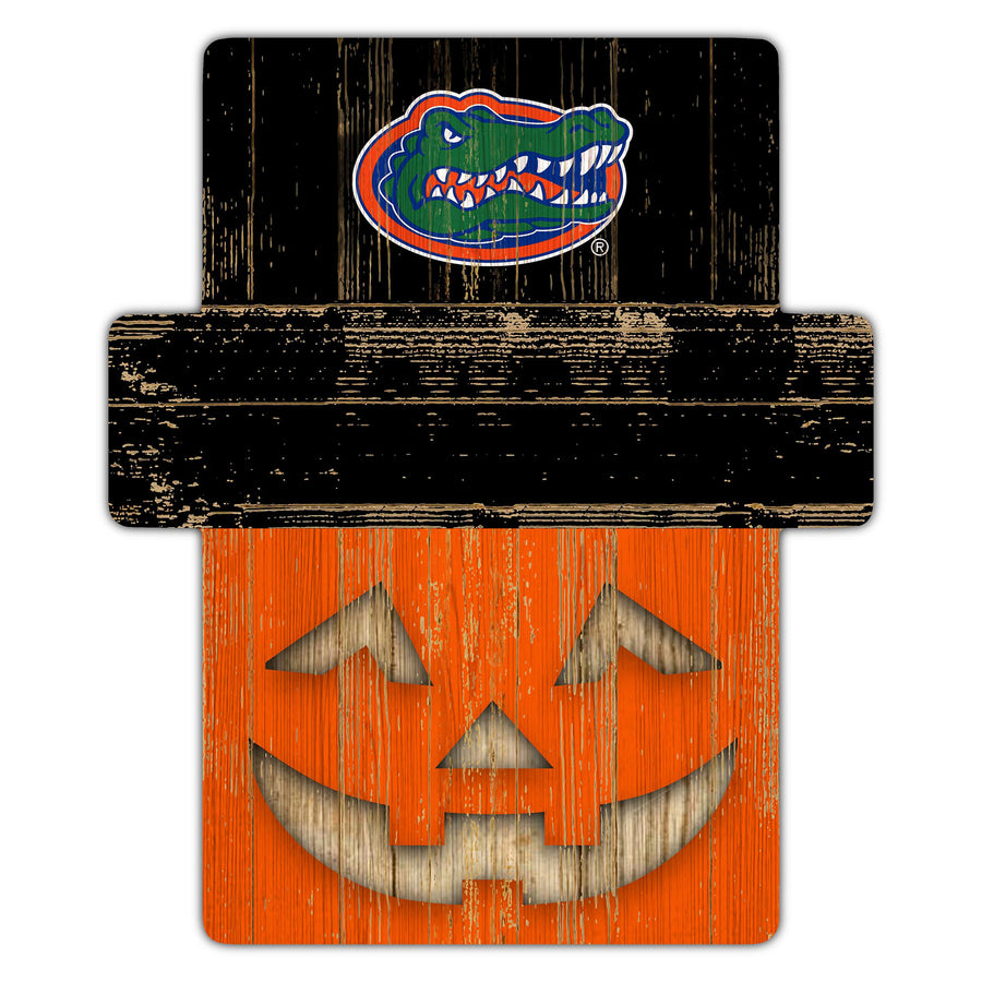 Florida Gators 12" x 12" Jack-O-Lantern Display