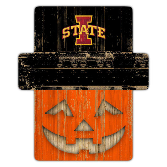 Iowa State Cyclones 12" x 12" Jack-O-Lantern Display