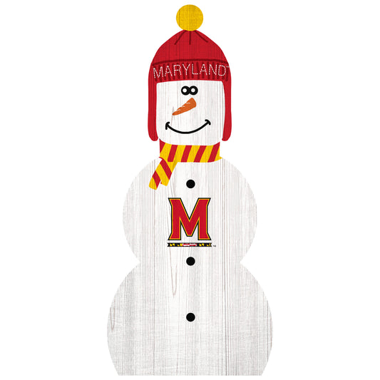 Maryland Terrapins 31'' Snowman Leaner