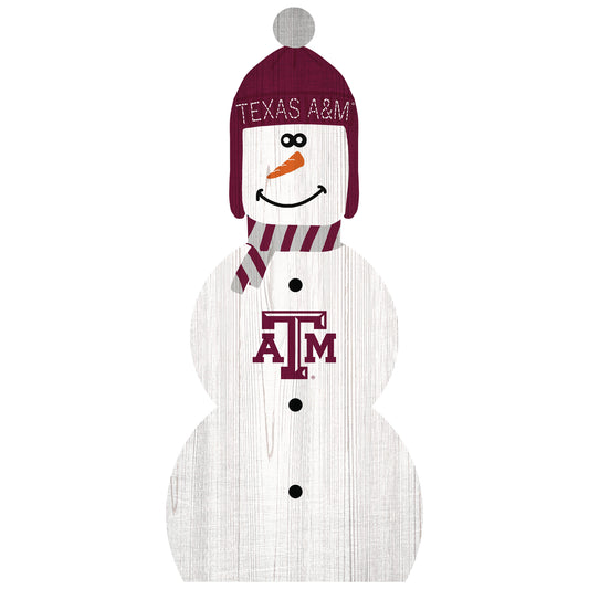 Texas A&M Aggies 31'' Snowman Leaner