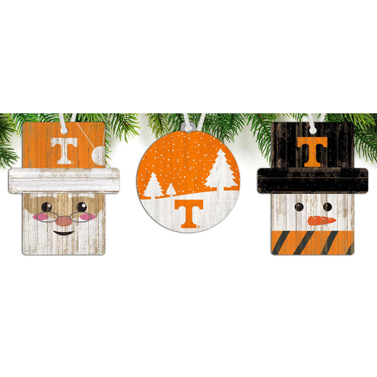 Tennessee Volunteers 3-Pack Ornament Set