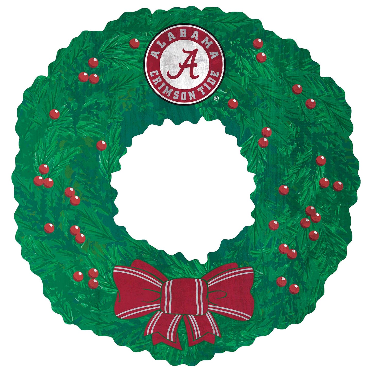 Alabama Crimson Tide 16'' Team Wreath Sign